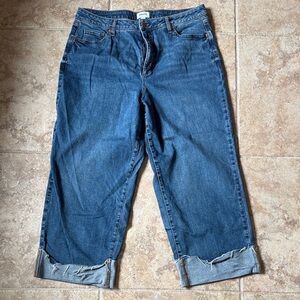 Classic Blue Wide Leg Jeans